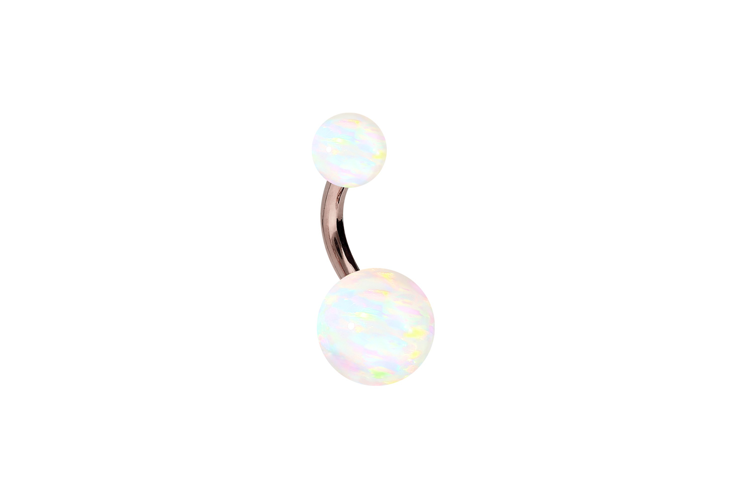 Titan Bananabell Piercing SYNTHETISCHE OPALE
